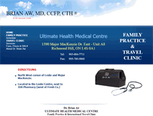 Tablet Screenshot of drbrianaw.com